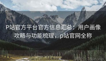 P站官方平台官方信息汇总：用户画像攻略与功能梳理，p站官网全称