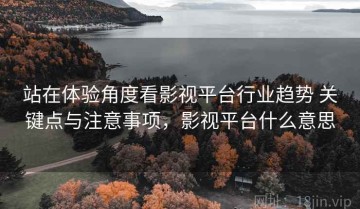 站在体验角度看影视平台行业趋势 关键点与注意事项，影视平台什么意思