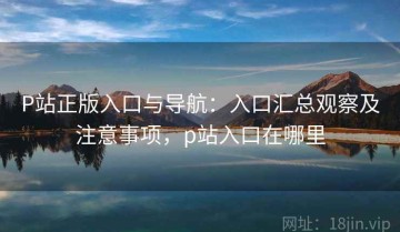 P站正版入口与导航：入口汇总观察及注意事项，p站入口在哪里