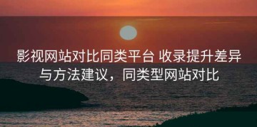 影视网站对比同类平台 收录提升差异与方法建议，同类型网站对比