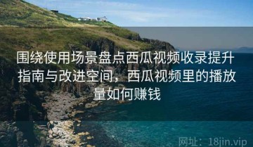 围绕使用场景盘点西瓜视频收录提升 指南与改进空间，西瓜视频里的播放量如何赚钱