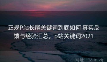 正规P站长尾关键词到底如何 真实反馈与经验汇总，p站关键词2021
