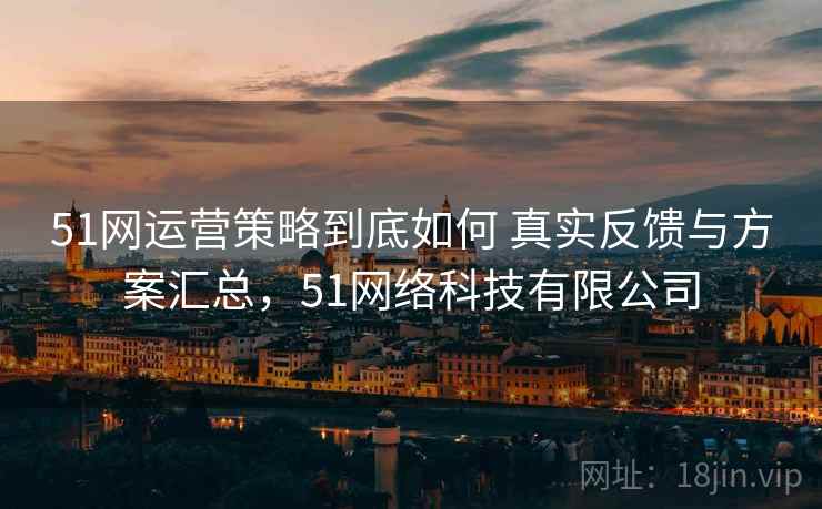 51网运营策略到底如何 真实反馈与方案汇总，51网络科技有限公司