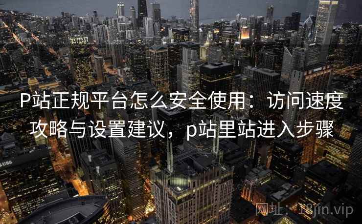 P站正规平台怎么安全使用：访问速度攻略与设置建议，p站里站进入步骤