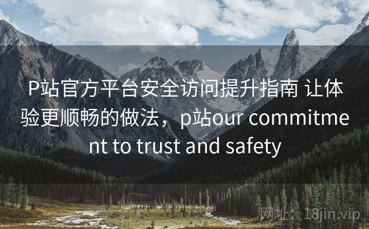 P站官方平台安全访问提升指南 让体验更顺畅的做法，p站our commitment to trust and safety