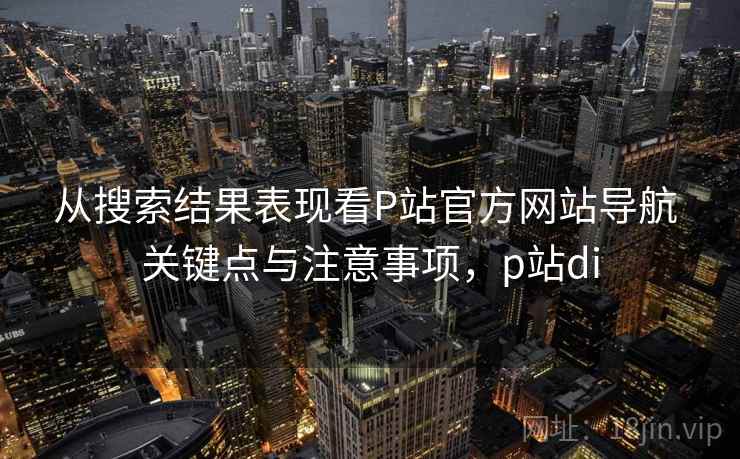 从搜索结果表现看P站官方网站导航 关键点与注意事项，p站di