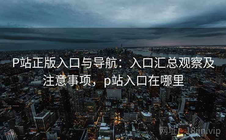 P站正版入口与导航：入口汇总观察及注意事项，p站入口在哪里