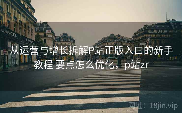 从运营与增长拆解P站正版入口的新手教程 要点怎么优化，p站zr