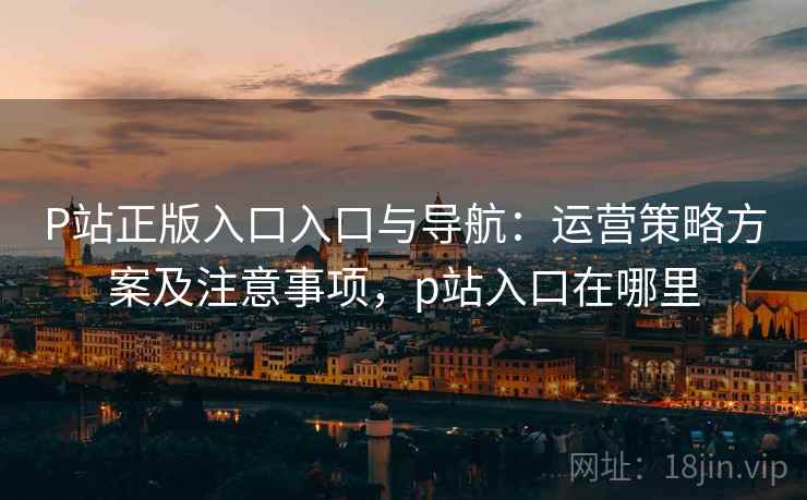 P站正版入口入口与导航：运营策略方案及注意事项，p站入口在哪里