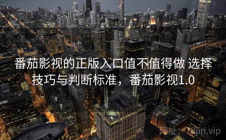 番茄影视的正版入口值不值得做 选择技巧与判断标准，番茄影视1.0