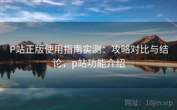 P站正版使用指南实测：攻略对比与结论，p站功能介绍